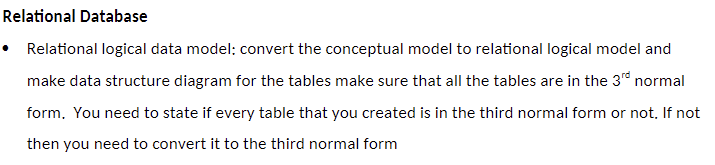 Relational Database Relational logical data