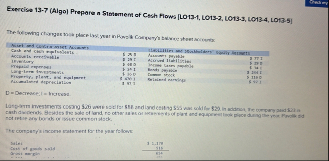Chteck my Exercise 1 3 - 7 ( Algo ) Prepare a