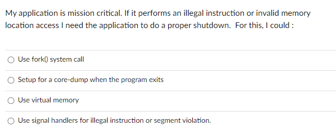My application is mission critical. If it