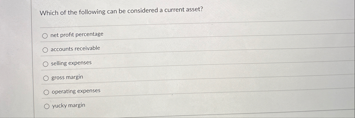 Which of the following can be considered a