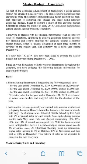 Additional required: 6 . Manufacturing overhead