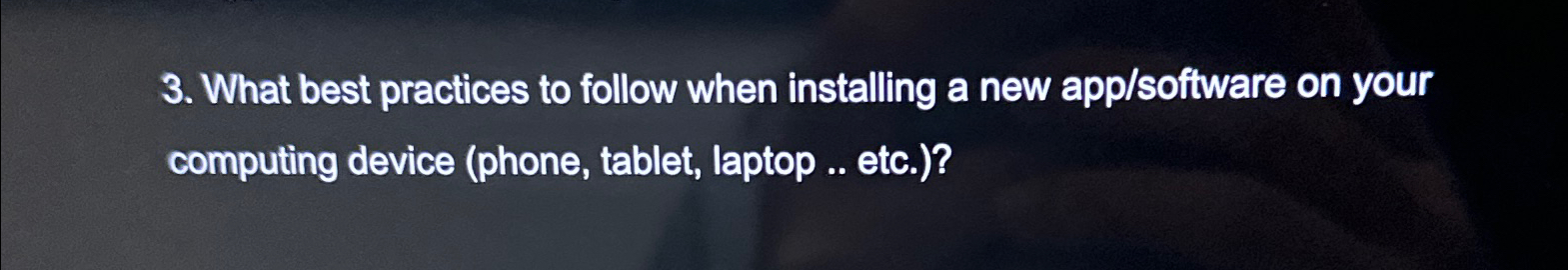 What best practices to follow when installing a