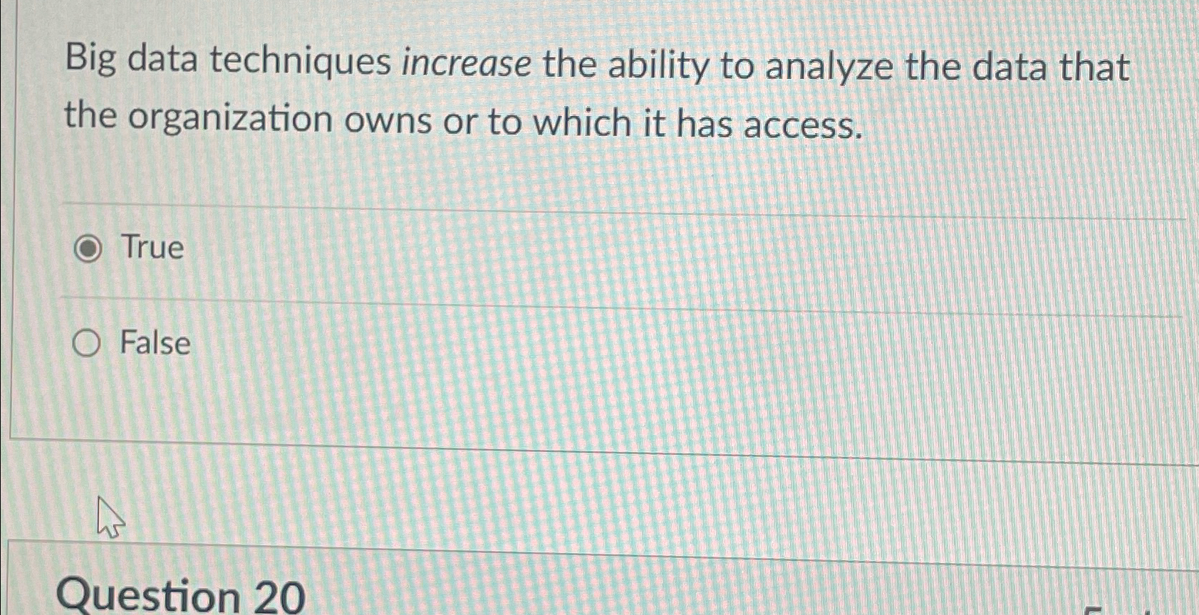 Big data techniques increase the ability to
