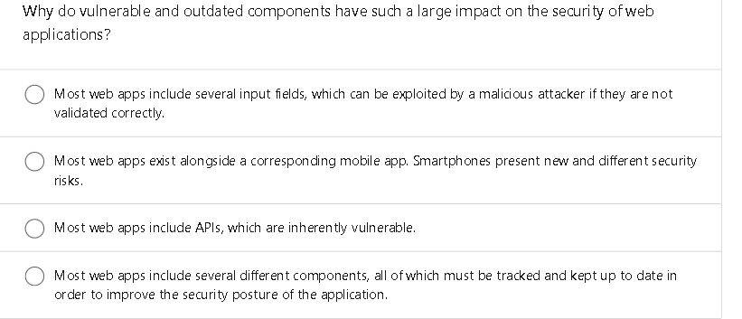 Why do vulnerable and outdated components have