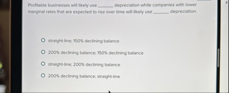 Profitable businesses will likely use