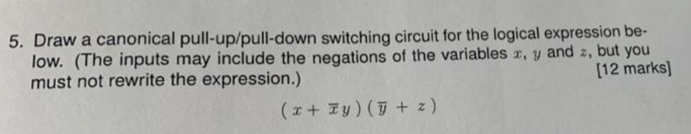 Please explain Draw a canonical pull - up / pull