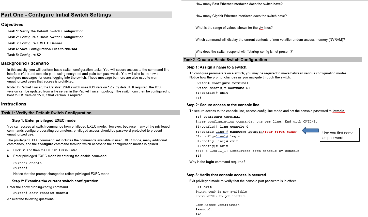The report must be complete and easily