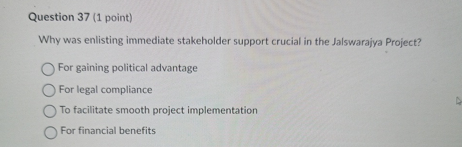 Question 3 7 ( 1 point ) Why was enlisting