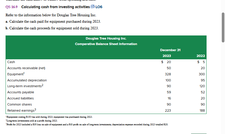 Chapter 1 6 , Reporting and Analyzing Cash Flows,