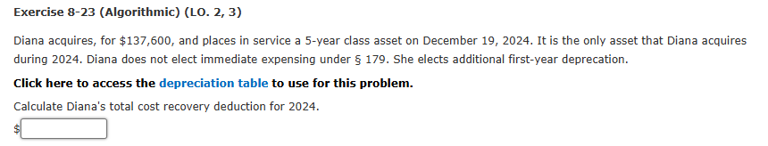 Exercise 8 - 2 3 ( Algorithmic ) ( LO . 2 , 3 )