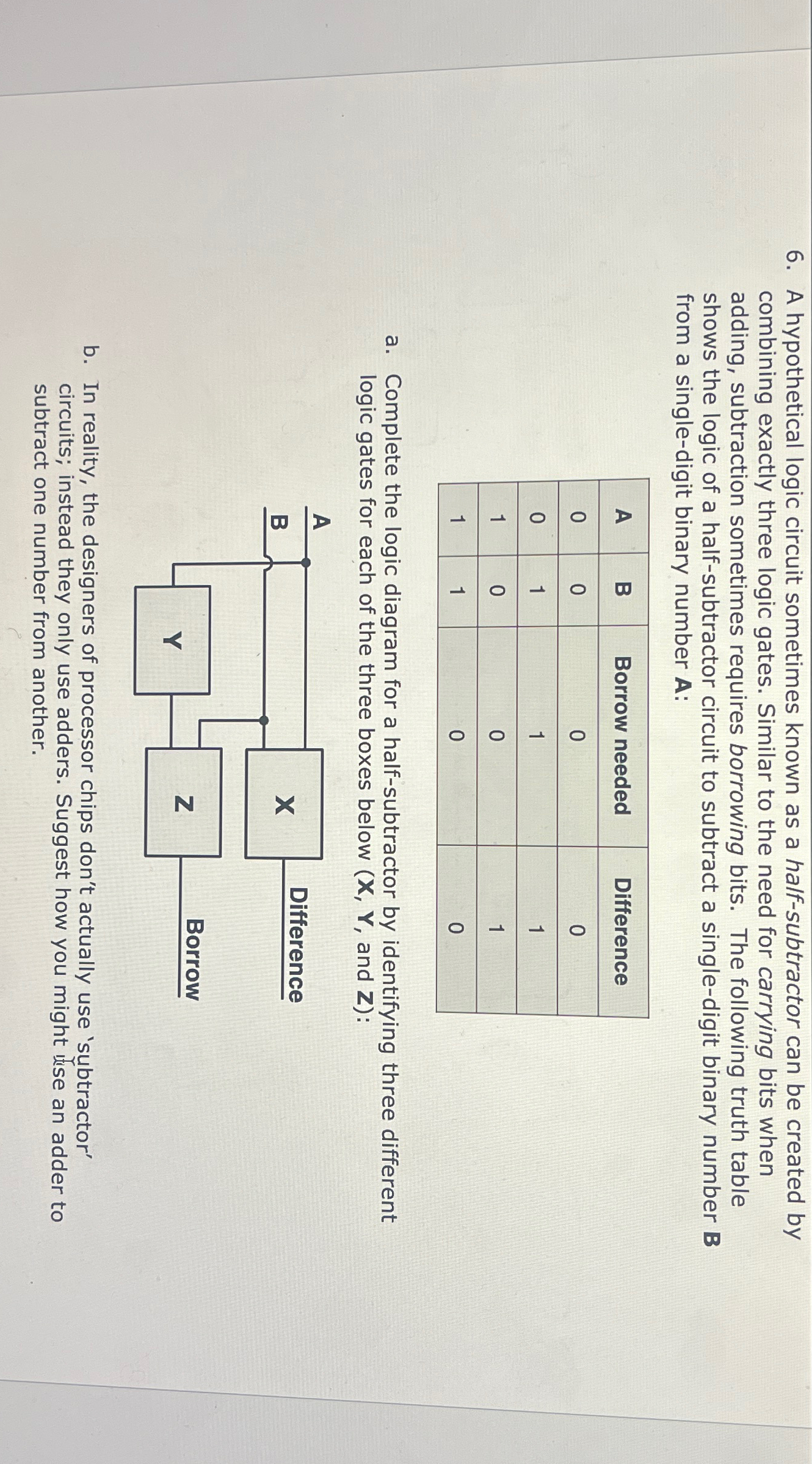 A hypothetical logic circuit sometimes known as a