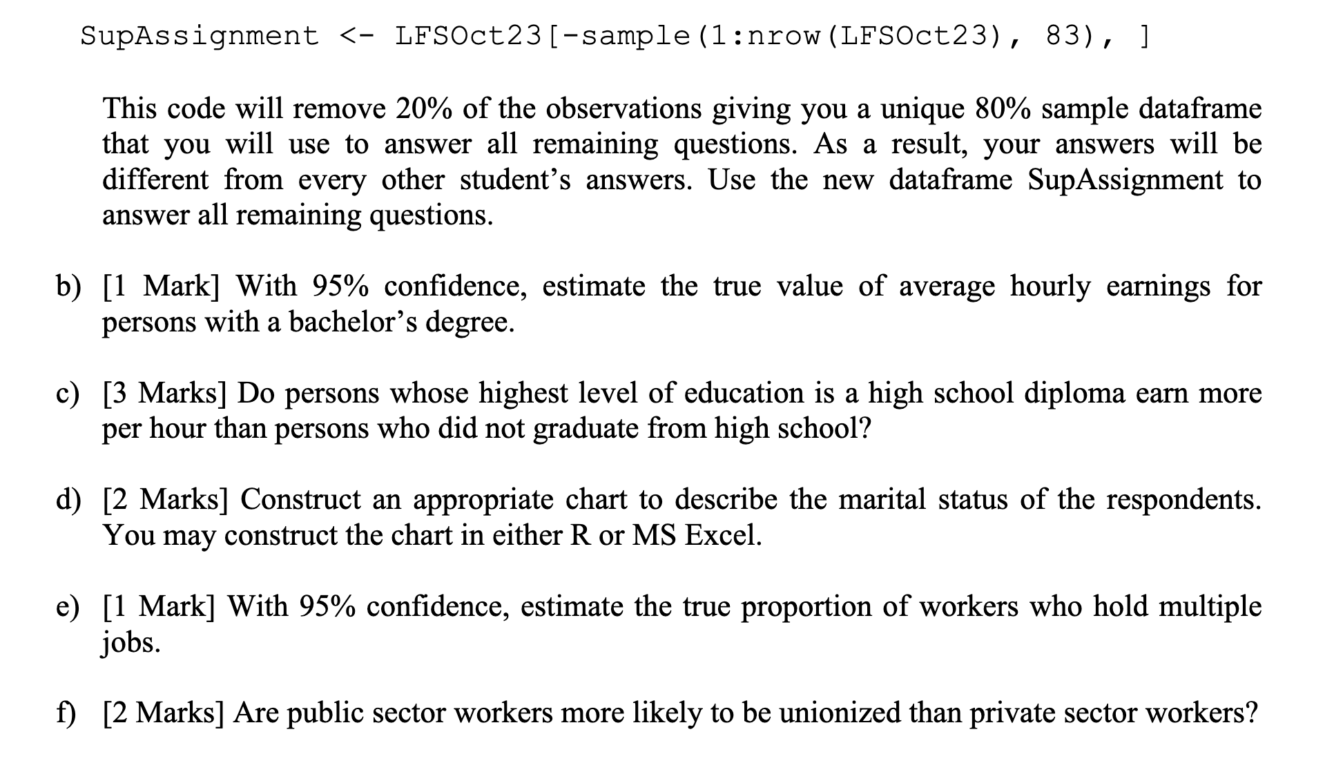 SupAssignment < - LFSOct 2 3 [ - sample ( 1 :nrow