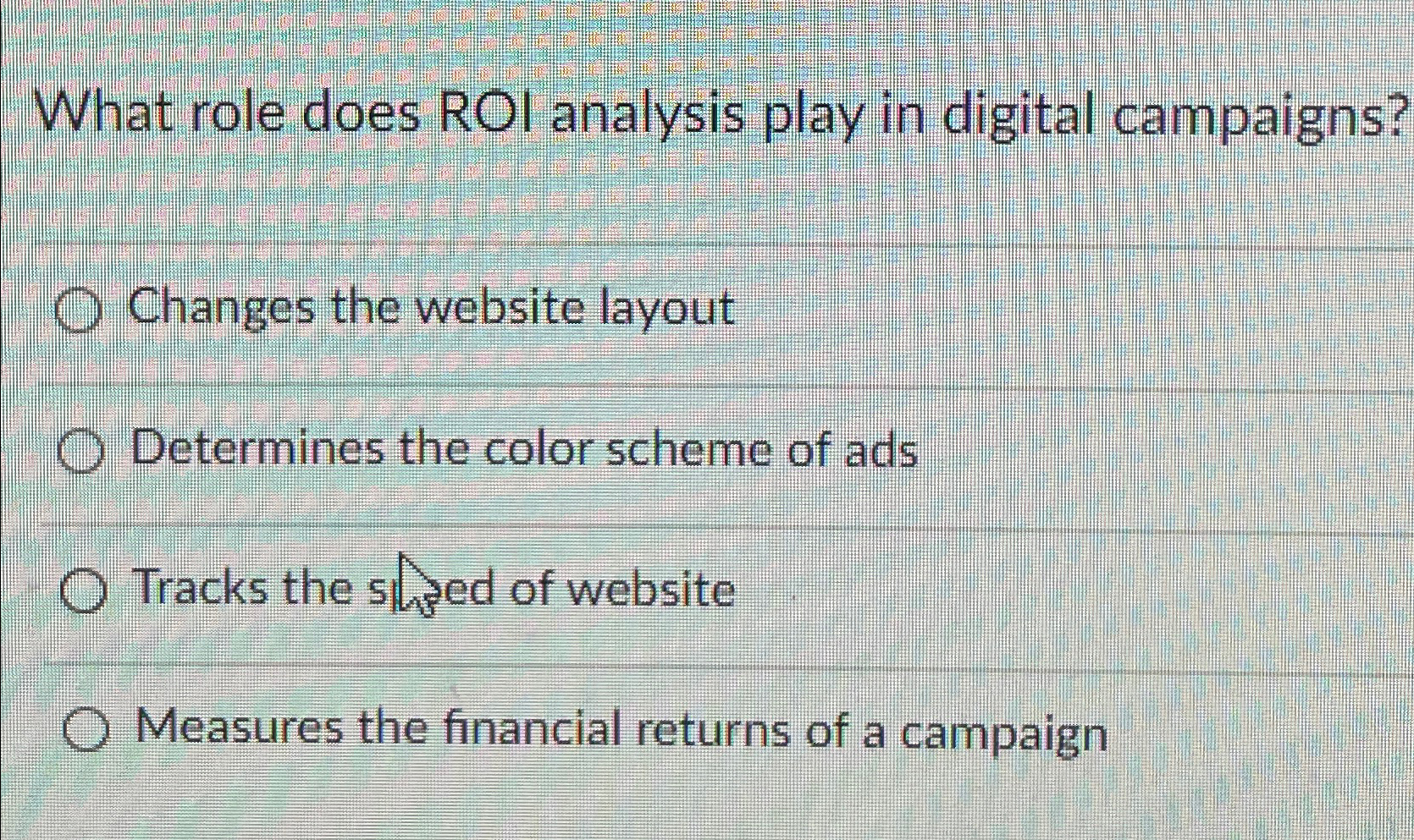 What role does ROI analysis play in digital