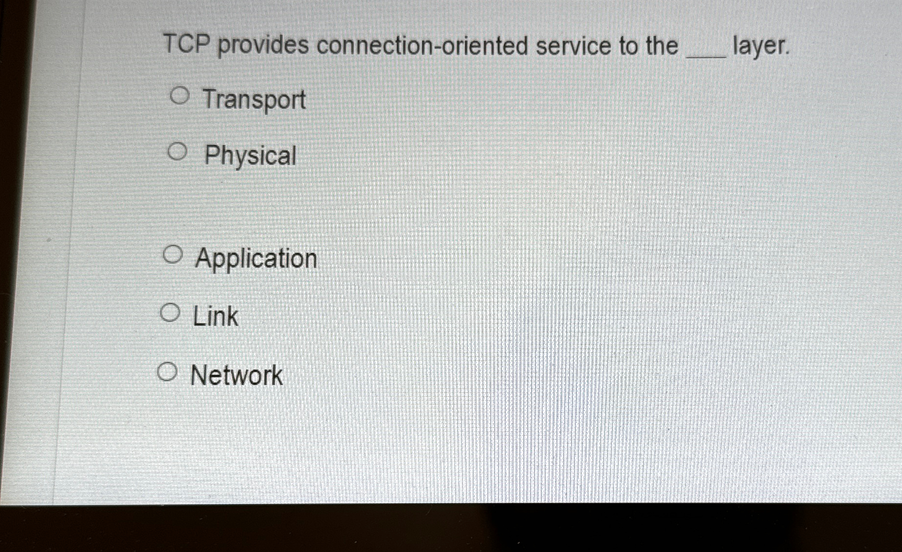 TCP provides connection - oriented service to the