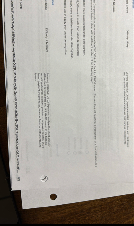 Nowces iple Choice Difficulty: 1 Easy Learning