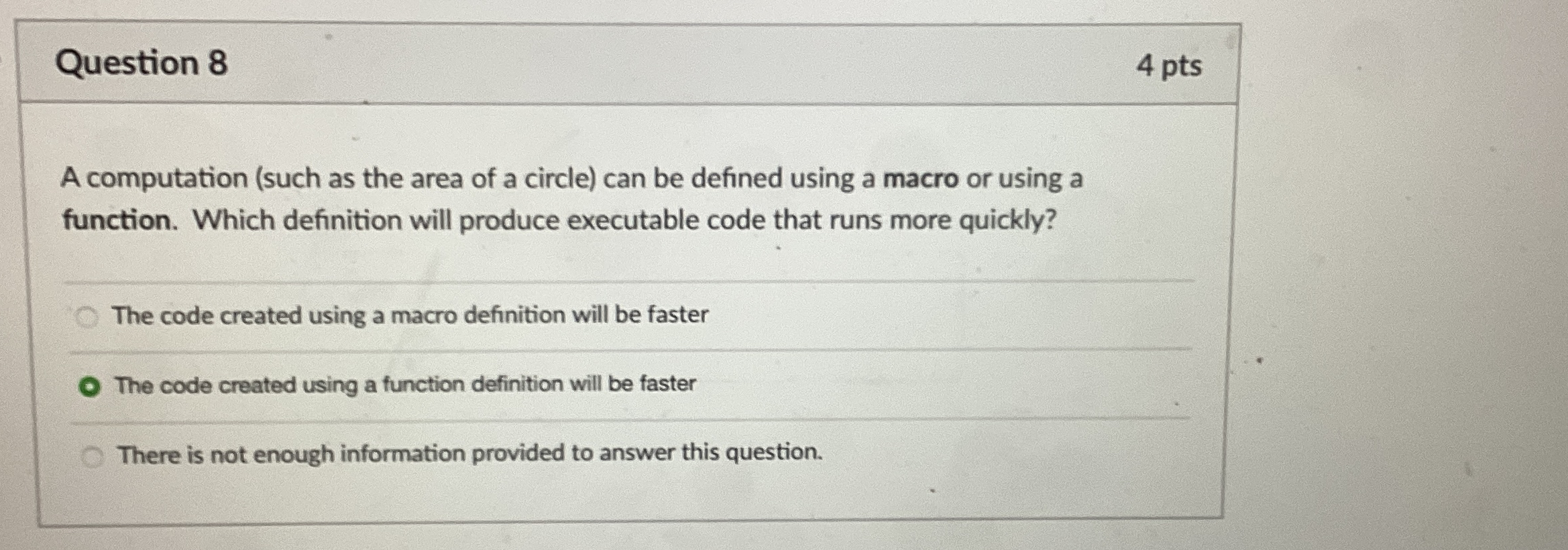 Question 8 4 p t s A computation ( such as the