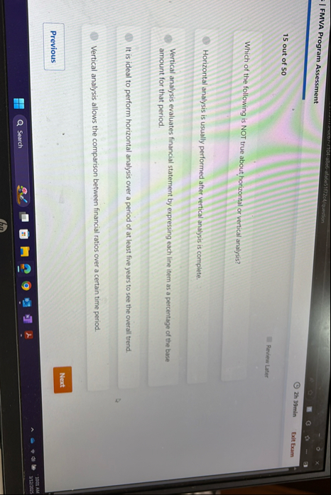 FMVA Program Assessment 2 h 3 9 min Exit Exam 1 5
