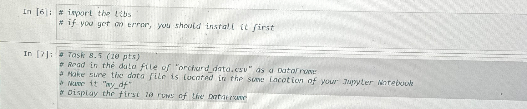 In [ 6 ] : # import the libs # if you get an