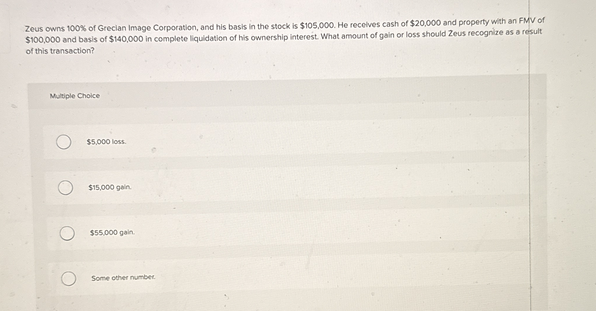 Zeus owns 1 0 0 % of Grecian Image Corporation,