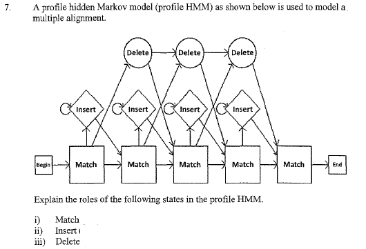 A profile hidden Markov model ( profile HMM ) as