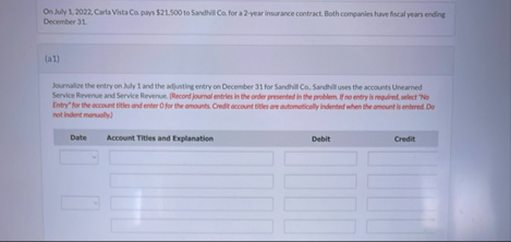 On July 1 . 2 0 2 2 , Carla Vata Co pars $ 2 1 ,