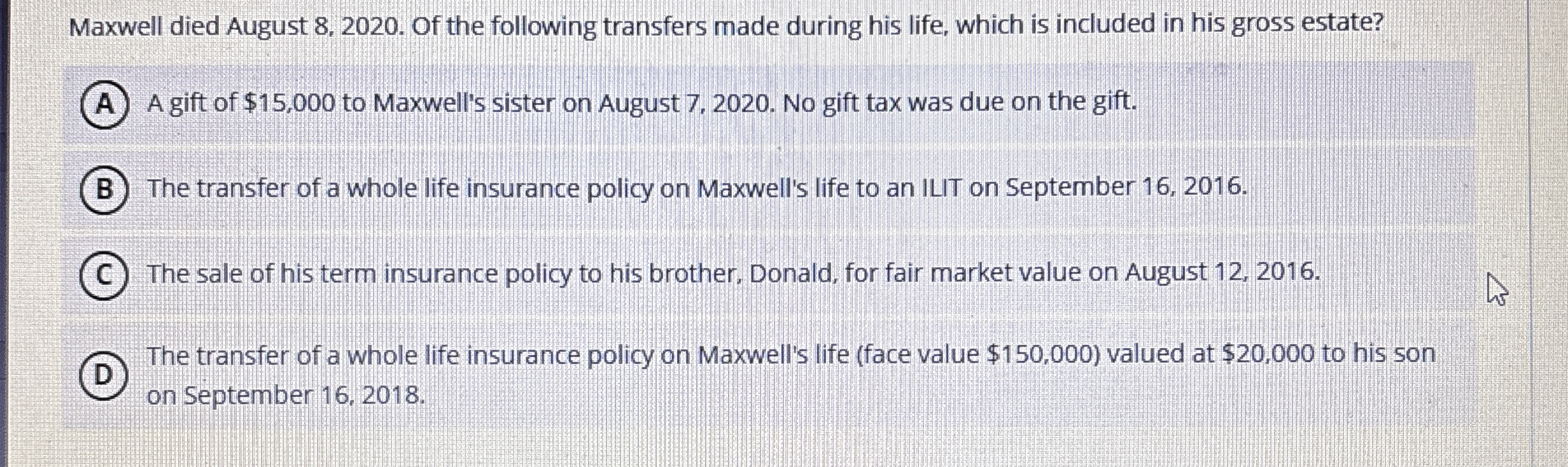 Maxwell died August 8 , 2 0 2 0 . Of the