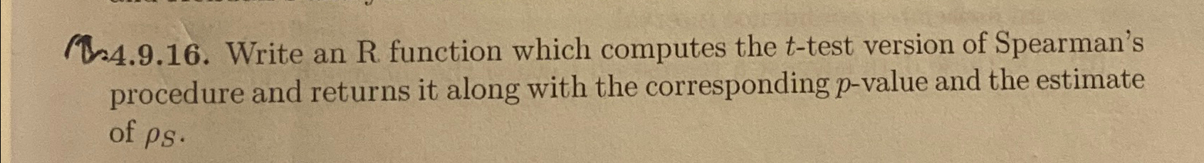 Th . 4 . 9 . 1 6 . Write an R function which