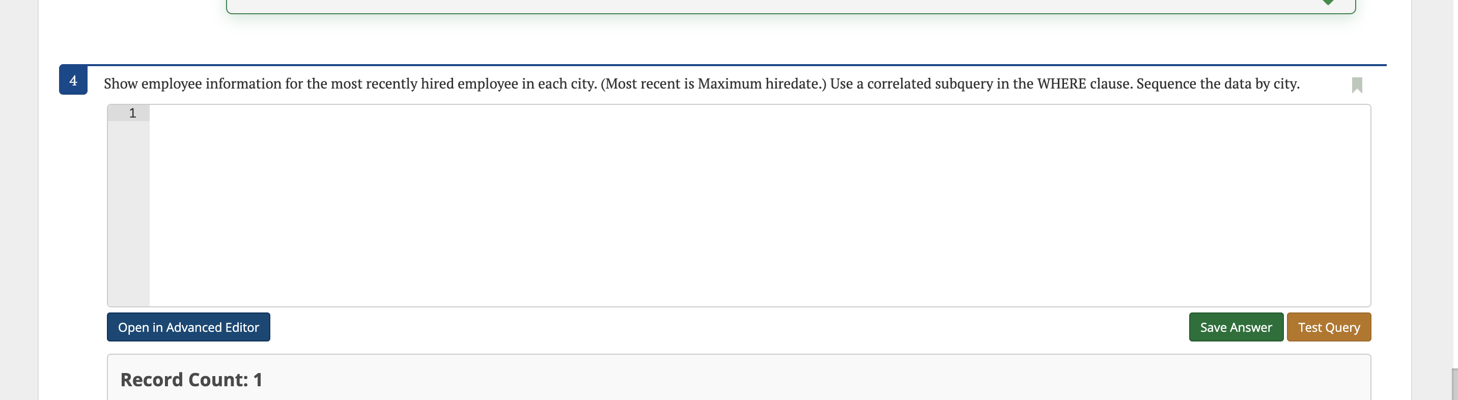 Show employee information for the most recently