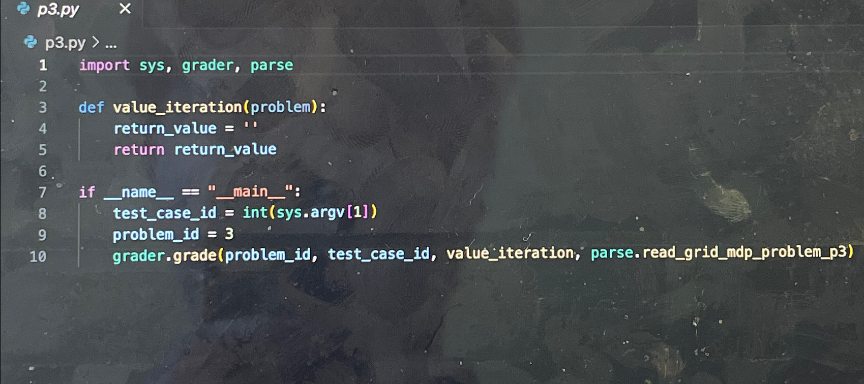 Now it is time to complement value iteration. V k