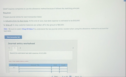 GMP requires compwies to use the allowance method