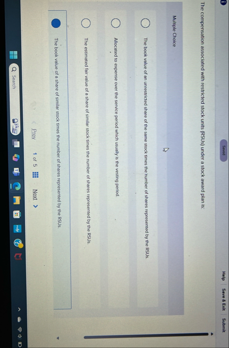 i Help Sove 8 Exit Submit The compensation