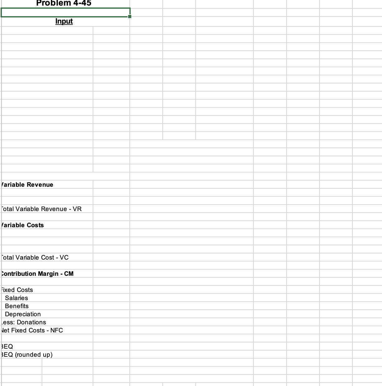 4 - 4 5 . You are given the following information