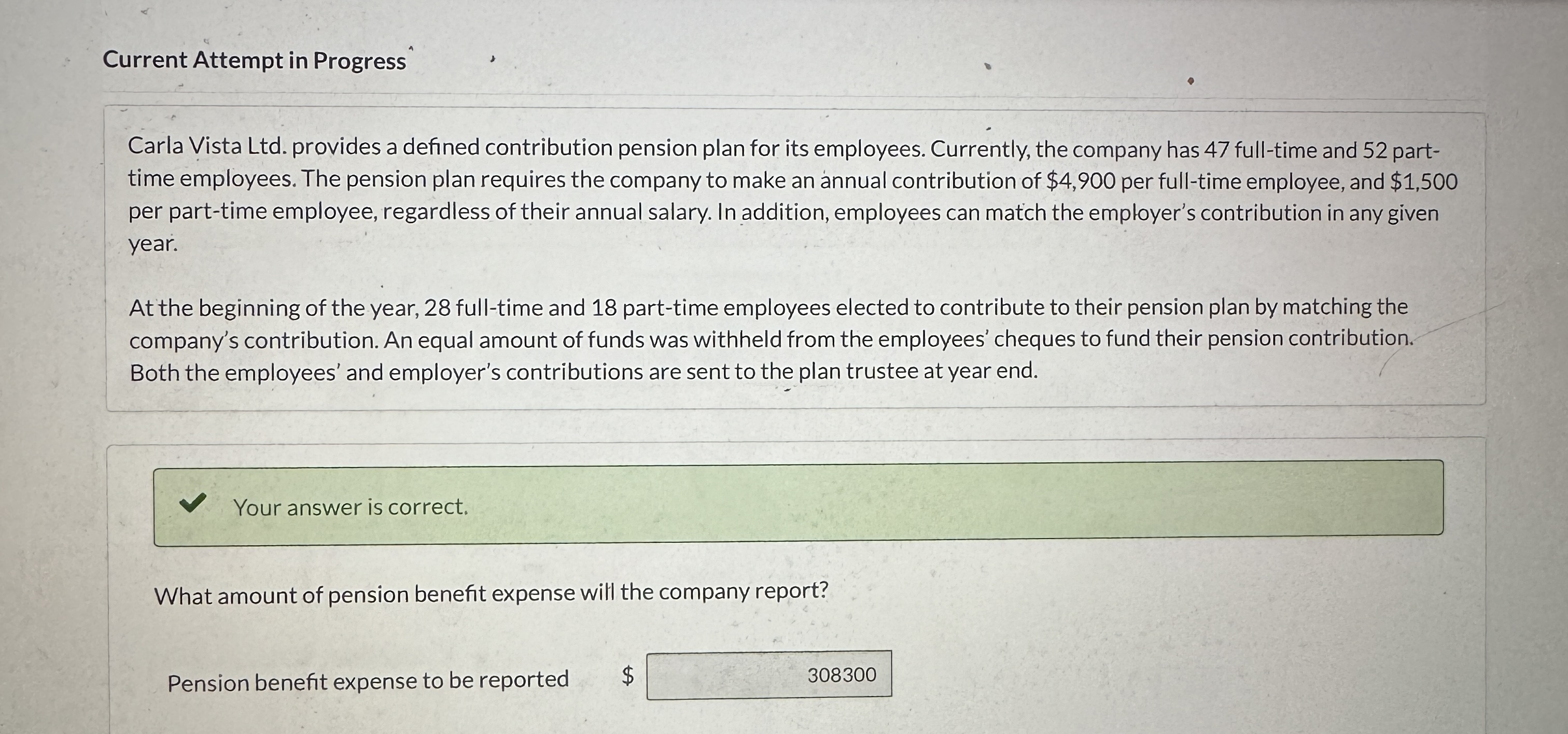 Current Attempt in Progress \ ( { } ^ { \ wedge }