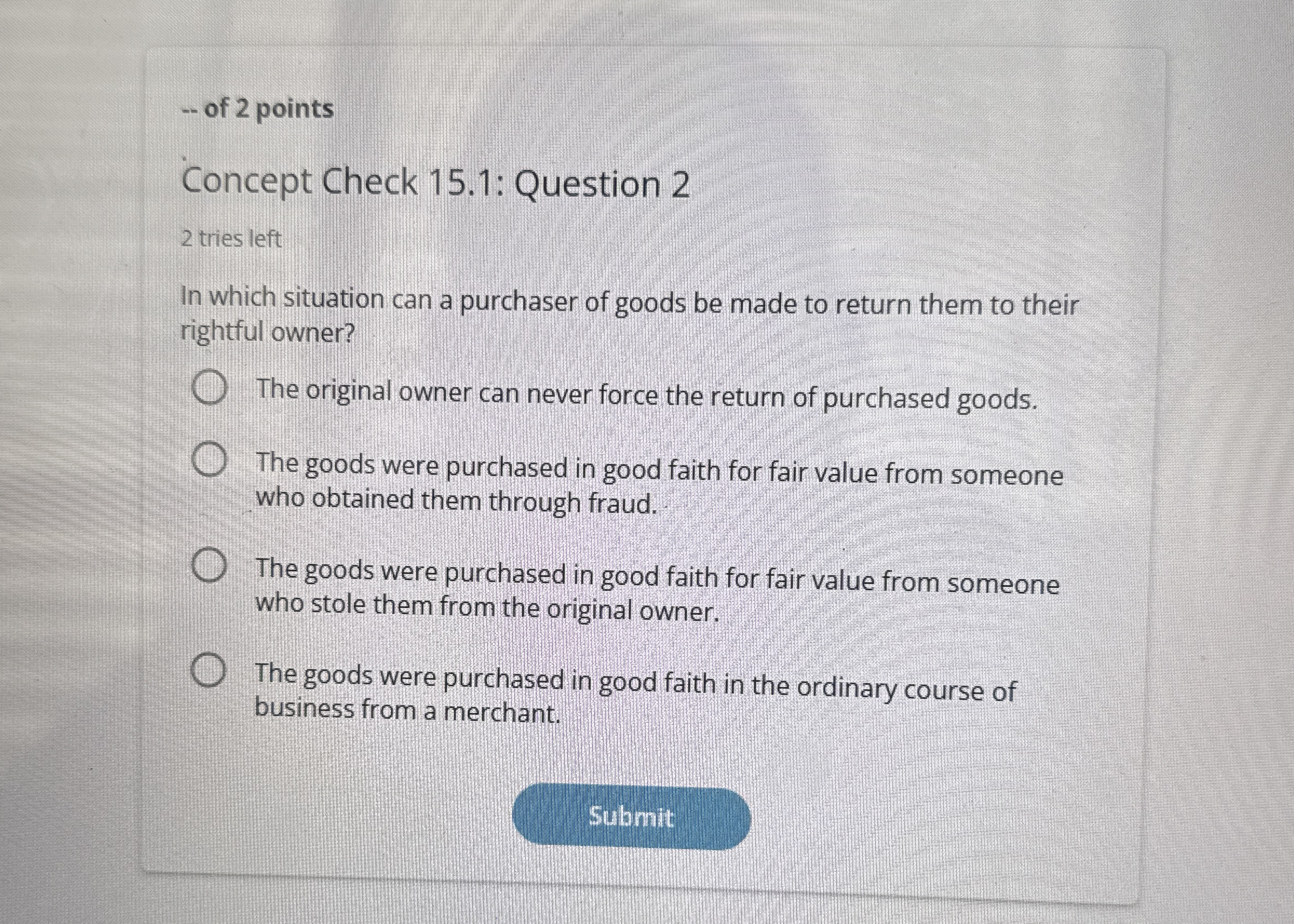 - - of 2 points Concept Check 1 5 . 1 : Question
