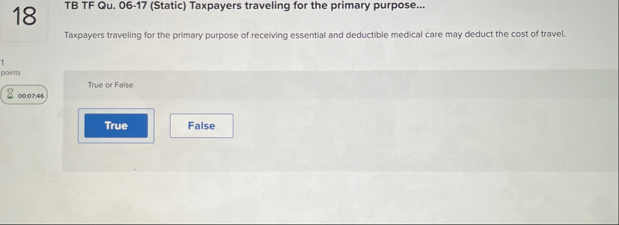 1 8 TB TF Qu . 0 6 - 1 7 ( Static ) Taxpayers