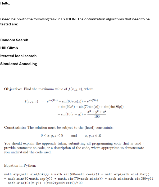 Hello, I need help with the following task in