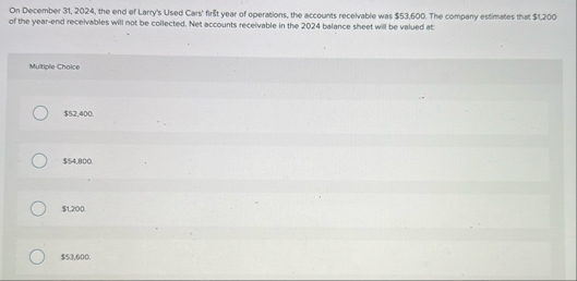 On December 3 1 , 2 0 2 4 , the end of Larry's