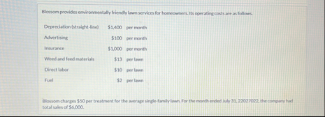 \ table [ [ Depreciation ( straight - line ) , $