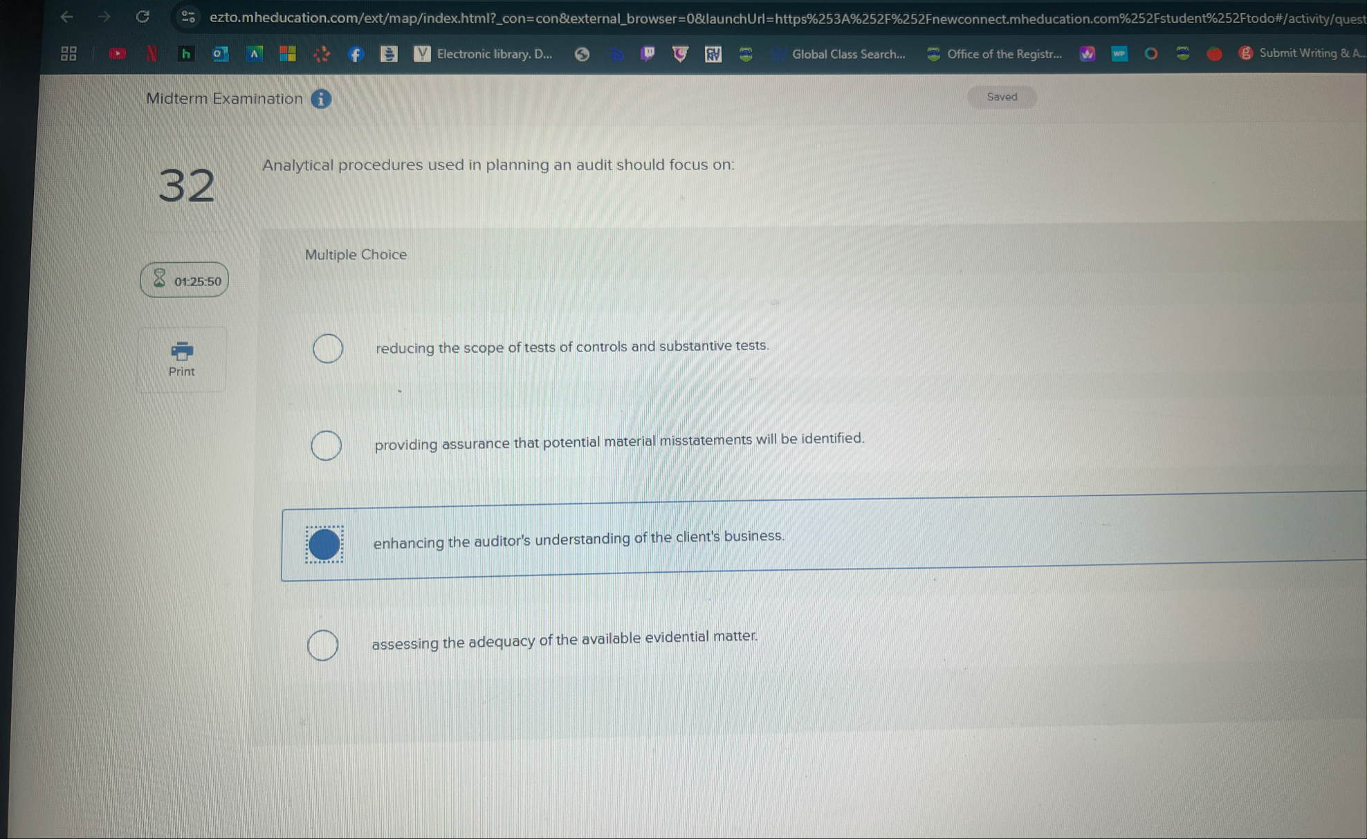 Midterm Examination Saved 3 2 Analytical