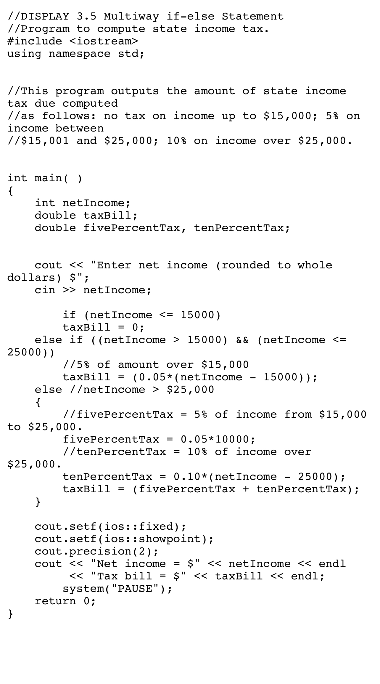 User defined functions Modify program sample 3 .