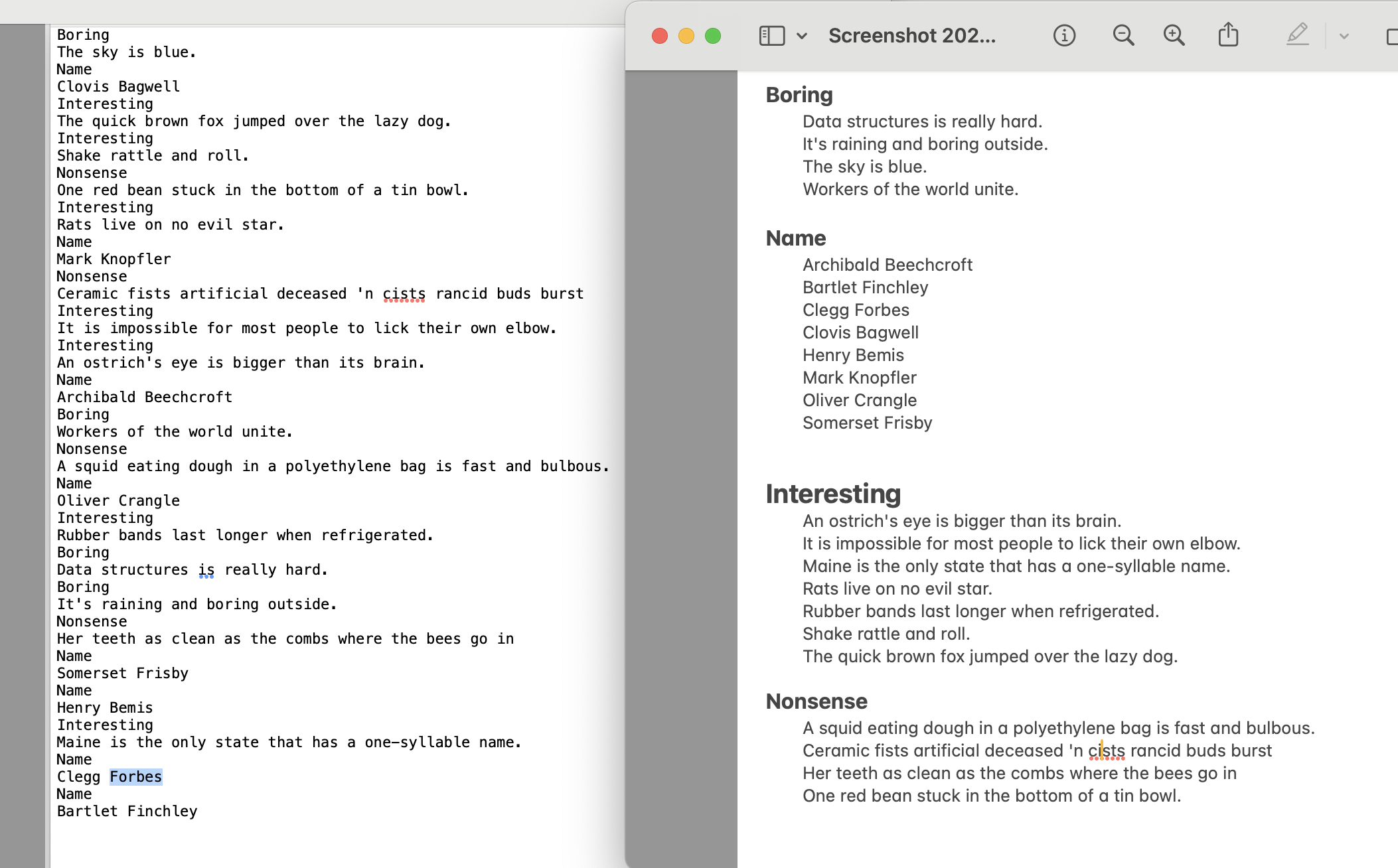 Can you please share how you enter your data?