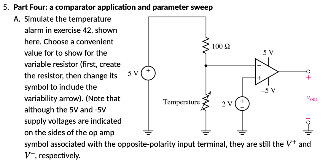 5 . Part Four: a comparator application and