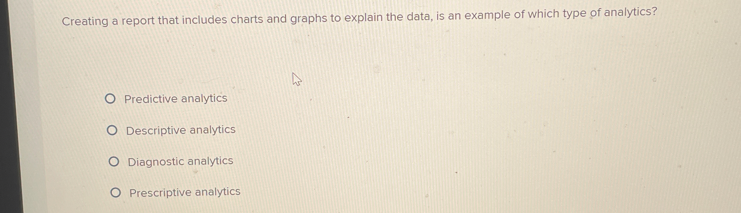 Creating a report that includes charts and graphs