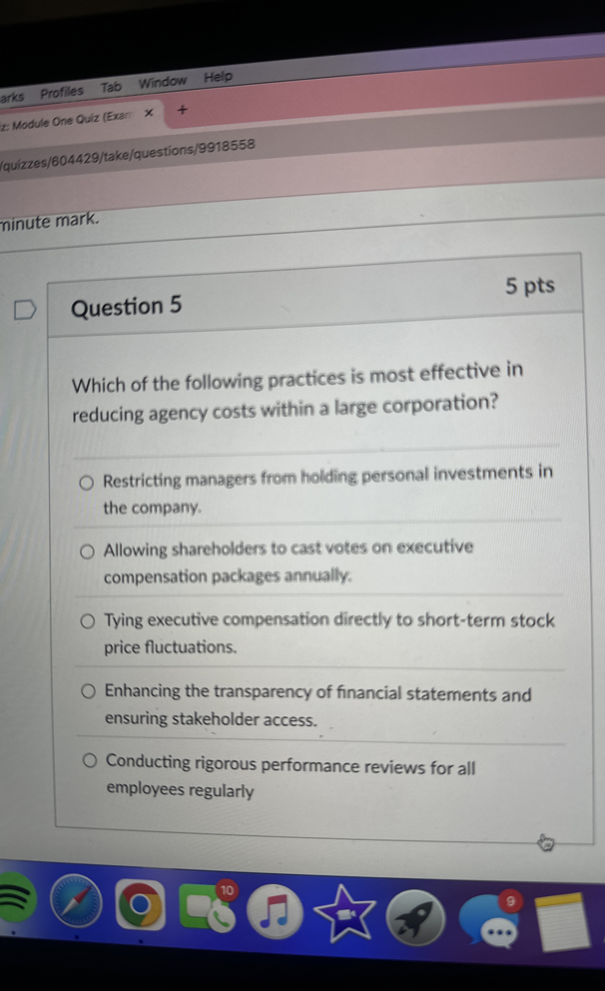 Profiles Tab Window Help z: Module One Q z ( Exar