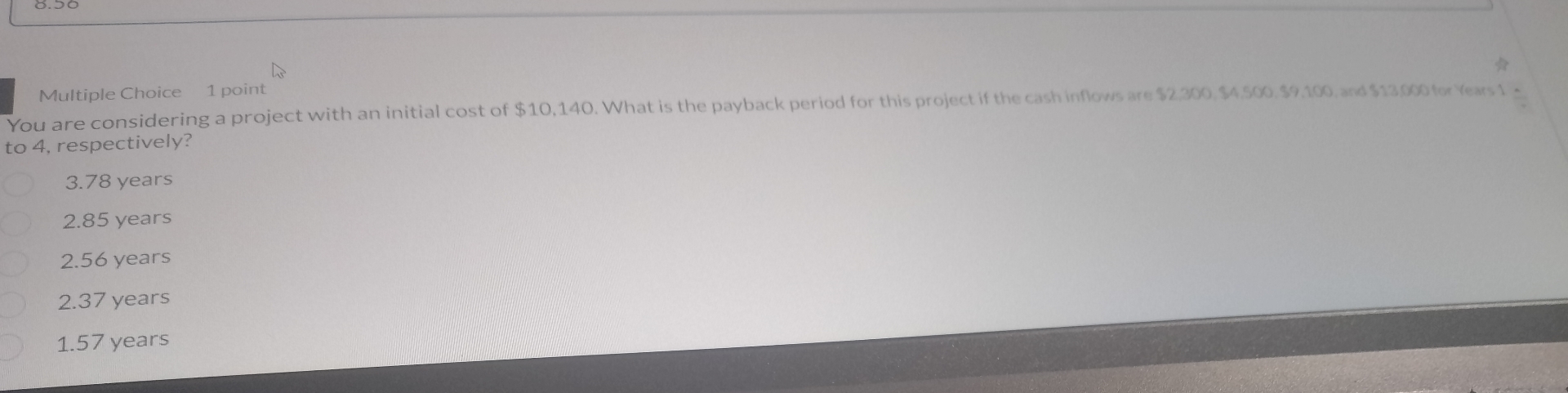 Multiple Choice 1 point to 4 , respectively? 3 .