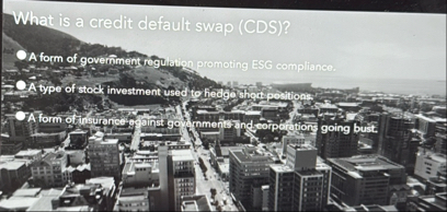 What is a credit default swap ( CDS ) ? A form of