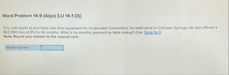 Word Problem 1 4 - 9 ( Algo ) [ LU 1 4 - 1 ( 3 )