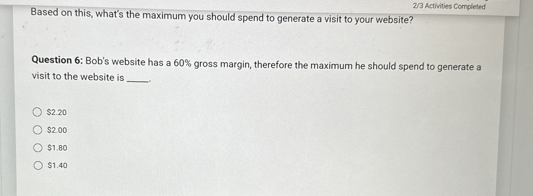 Based on this, what's the maximum you should