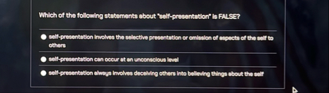 Which of the following statements about "seli -