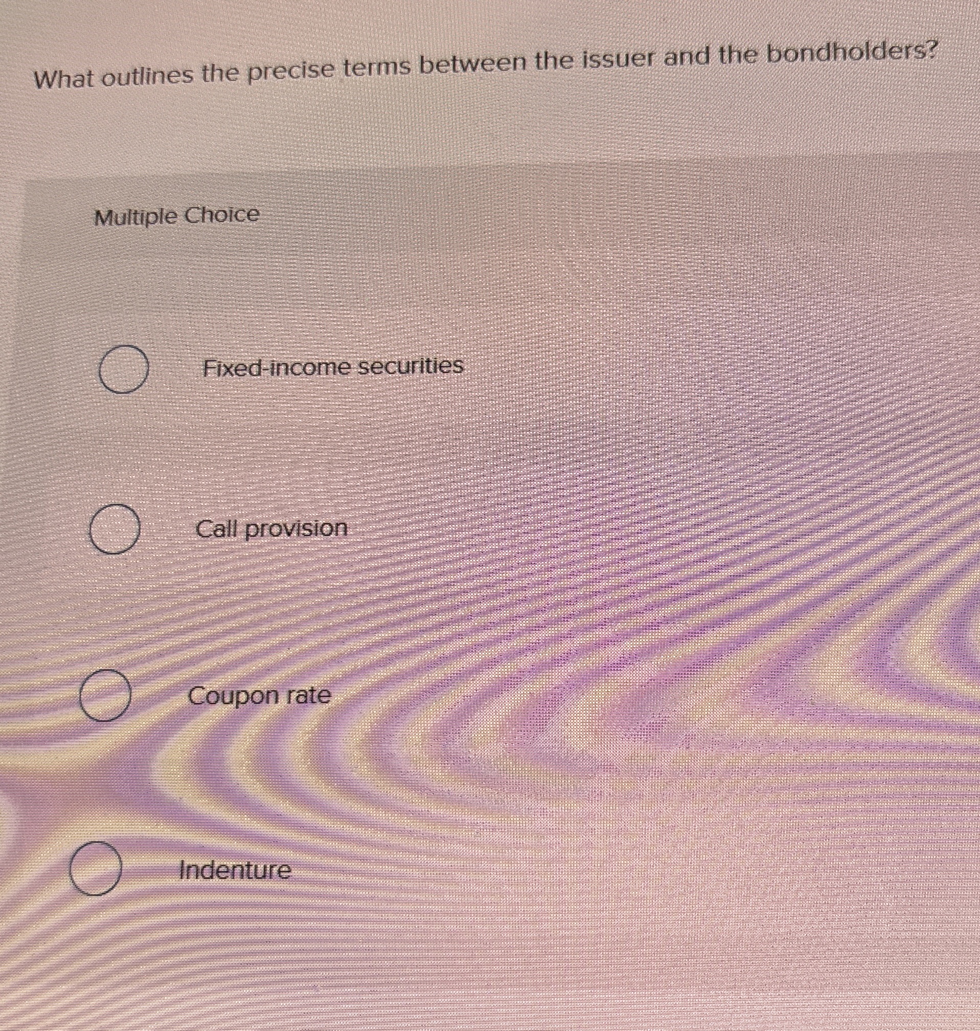 What outlines the precise terms between the